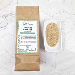 Exfoliant graines de grenade bio