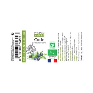 Cade bio - huile essentielle