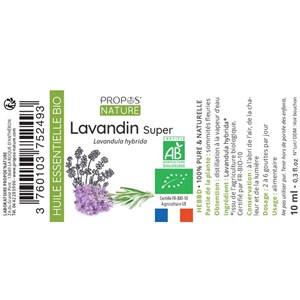 Lavandin super bio - huile essentielle