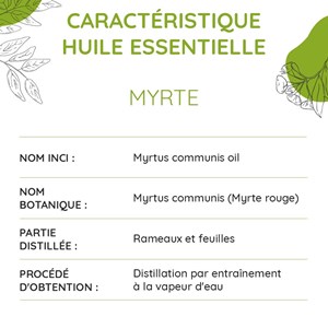 Myrte bio - huile essentielle