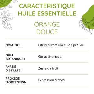 Orange douce bio - huile essentielle