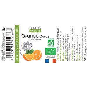 Orange douce bio - huile essentielle