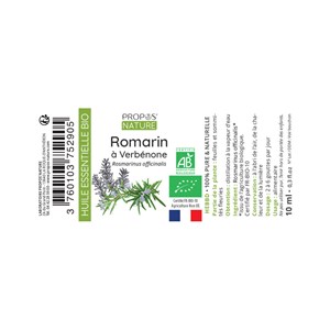 Romarin à verbénone bio - huile essent