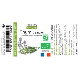 Thym à linalol bio - huile essentielle