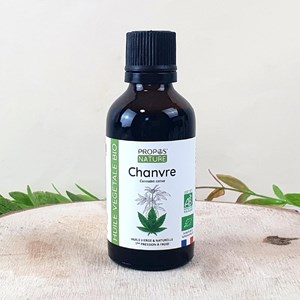 Chanvre bio - huile végétale - 50 ml