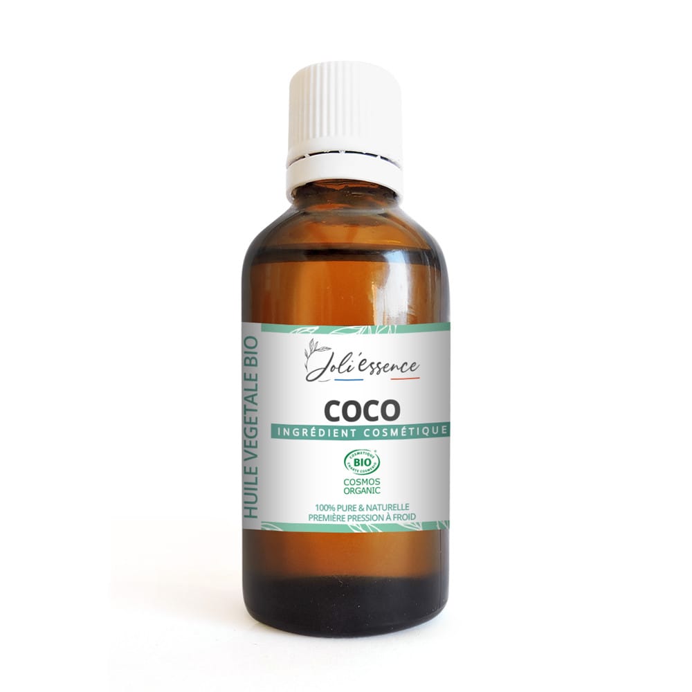 Huile de Massage Corps à l'huile de Coco 100% Végétale 500 ml