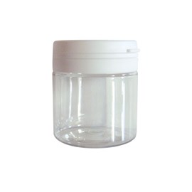 Pot pilulier mont blanc transparent - 50