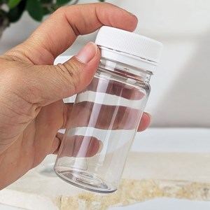 Pot pilulier mont blanc transparent - 75