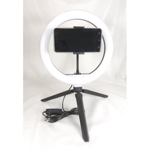 Anneau led selfie avec support téléphone