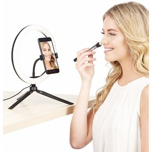 Anneau led selfie pro avec support et dé