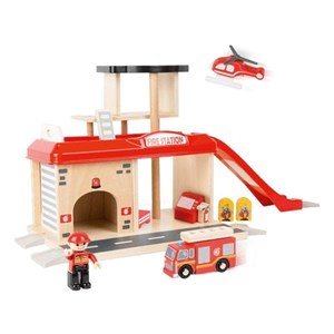 Caserne de pompiers en bois