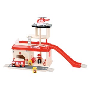 Caserne de pompiers en bois