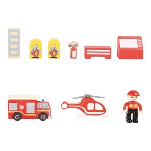 Caserne de pompiers en bois