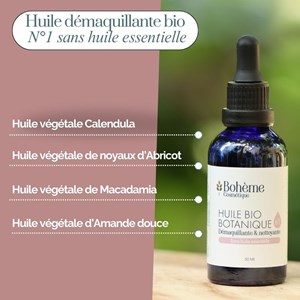 Huile démaquillante nettoyante bio n°1