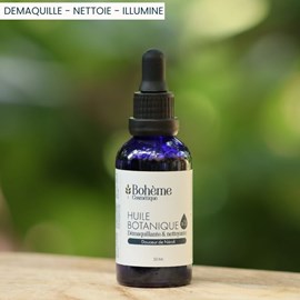 Huile démaquillante nettoyante bio n°2