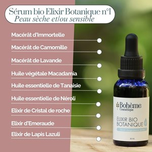 Sérum bio peaux sèches n° 1