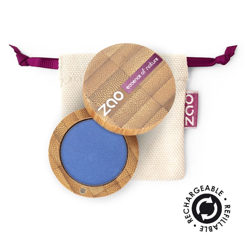 ZAO Make Up - Ombre à paupières bio bleu roy zao