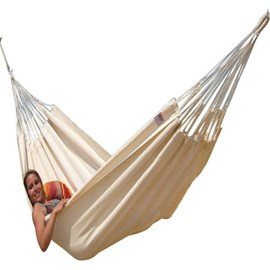 Hamac coton recyclé l ecru