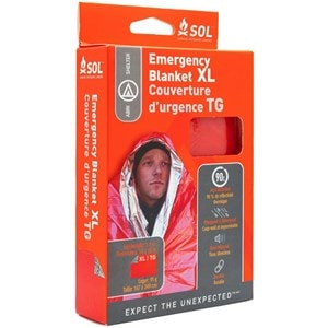 Couverture de survie sol emergency blan