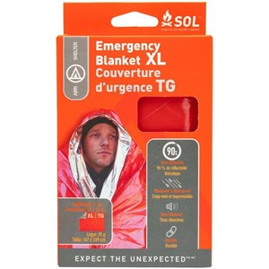 Couverture de survie sol emergency blan