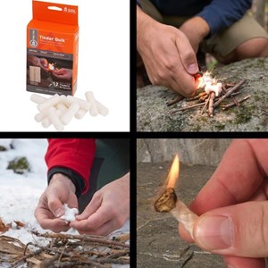 Mèches allume-feu sol tinder quik