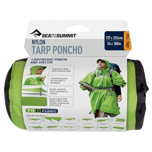 Poncho tarp sea to summit nylon vert