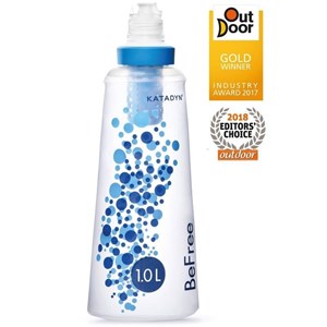 Gourde souple filtre à eau katadyn befree 1l