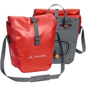 Sacoche avant vélo vaude aqua front rouge (lot de 2)