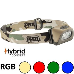 Lampe frontale petzl tactikka + rgb hyb
