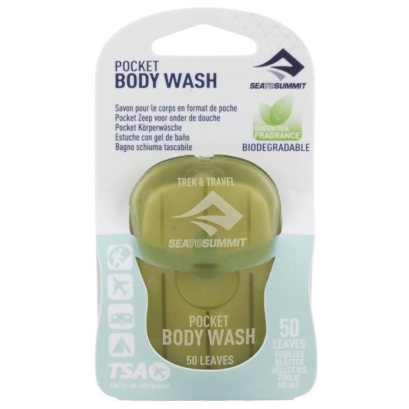 Savon en feuilles sea to summit pocket body wash