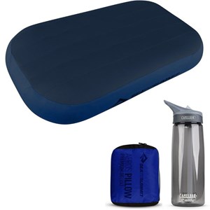 Oreiller gonflable sea to summit aeros premium deluxe pillow bleu