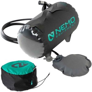 Douche nemo helio pressure shower noire et bleue