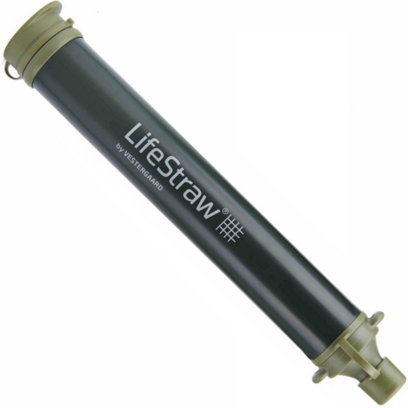 Paille filtre à eau lifestraw vert