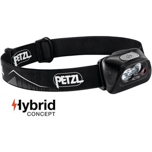 Lampe frontale petzl actik hybrid noire