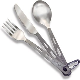 Kit de couverts optimus titanium 3 pièc