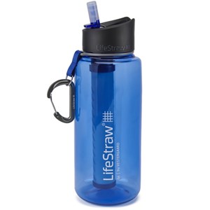 Gourde filtre à eau lifestraw go 1l ble