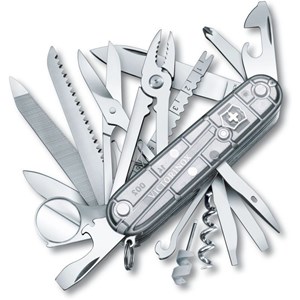 Couteau suisse victorinox swisschamp translucide