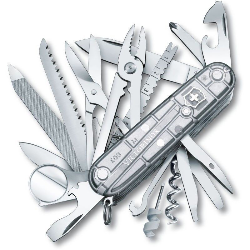 Couteau suisse victorinox swisschamp translucide