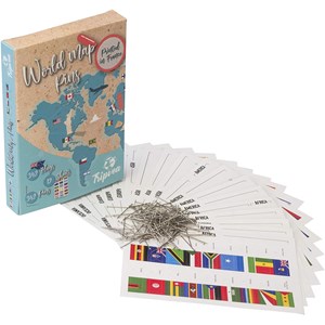 Tripvea - globe en liège 20 cm + cartes