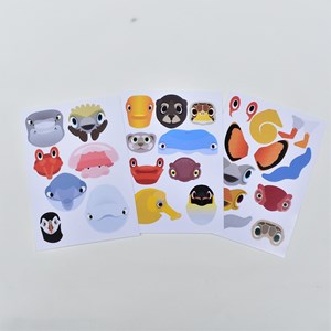 Jeu de cartes a créer animaux marins