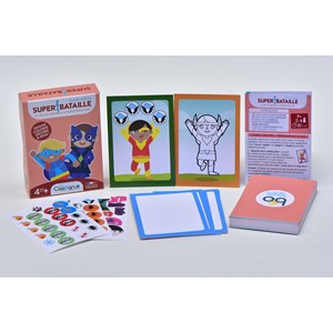 Jeu de cartes a créer heroines et heros