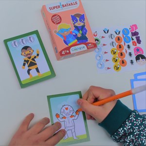 Jeu de cartes a créer heroines et heros