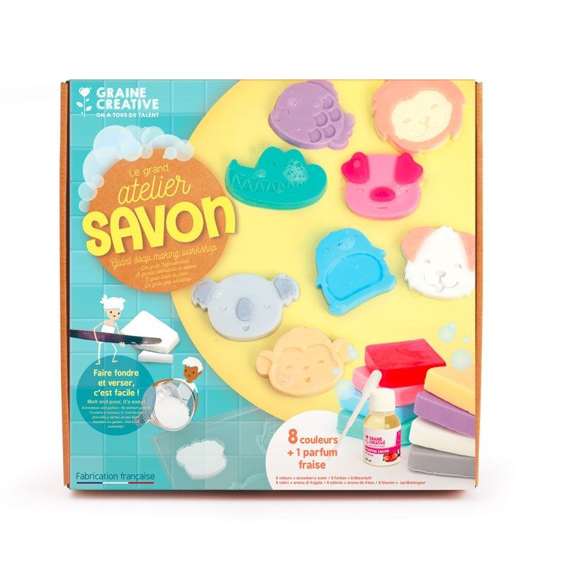 Je fabrique mes savons - animaux coffret