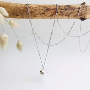 Bola de grossesse trefle aigue marine