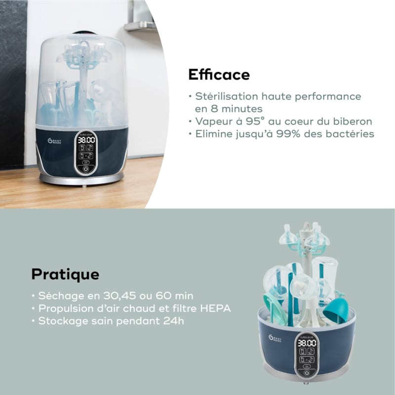 Turbo pure - stérilisateur 2 en 1 (Babymoov) - Image 3