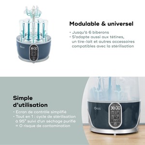 Turbo pure - stérilisateur 2 en 1