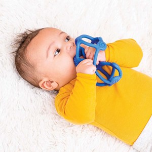 Set 2 balles silicone bleu