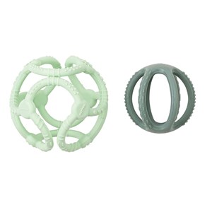 Set 2 balles silicone vert menthe