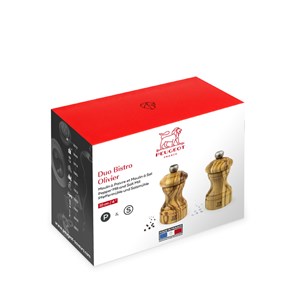 Bistro duo de moulins à poivre et à sel