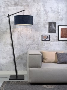 Lampadaire bambou noir-lin andes